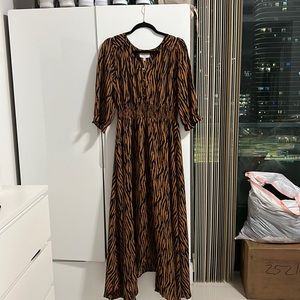 Tiger print dress